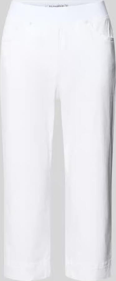 Raphaela By Brax slim fit capribroek van katoenmix - Foto 2