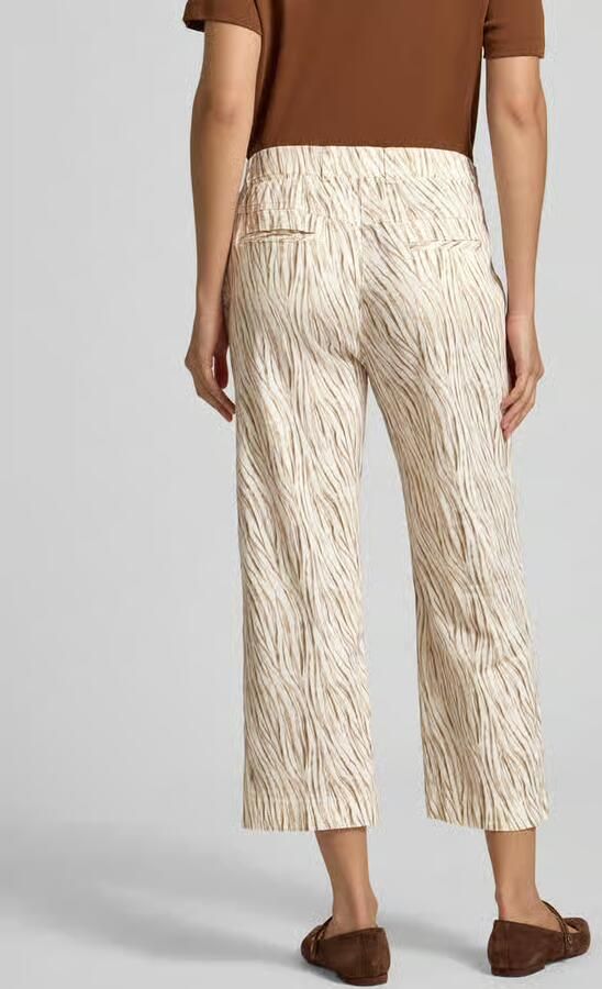 Raphaela By Brax Slim fit culotte van linnenmix model 'PAM CULOTTE'