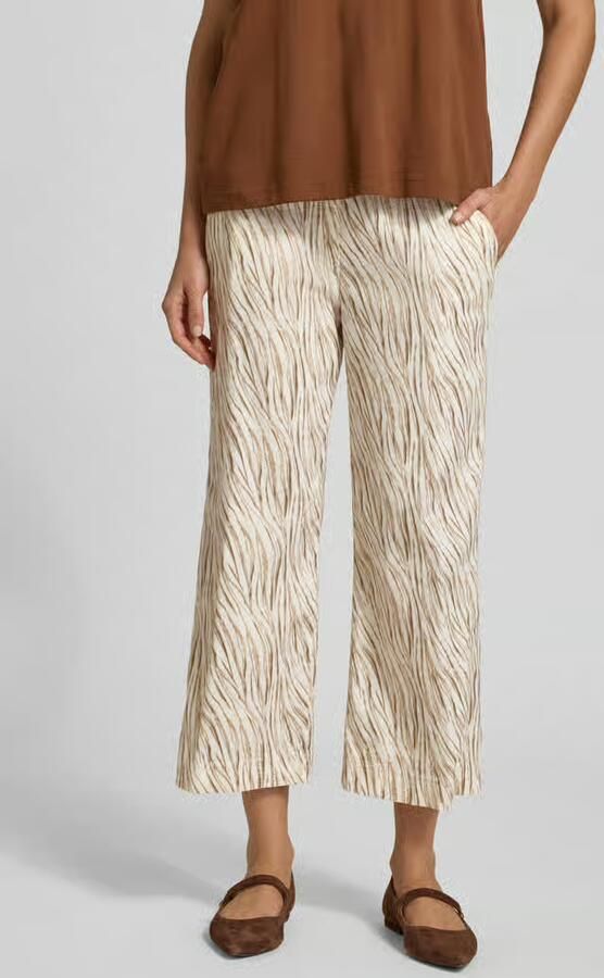 Raphaela By Brax Slim fit culotte van linnenmix model 'PAM CULOTTE' - Foto 3