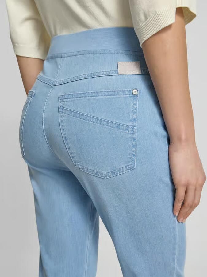 Raphaela By Brax slim fit jeans van katoenmix model 'PAMINA 6 8 DEKO'