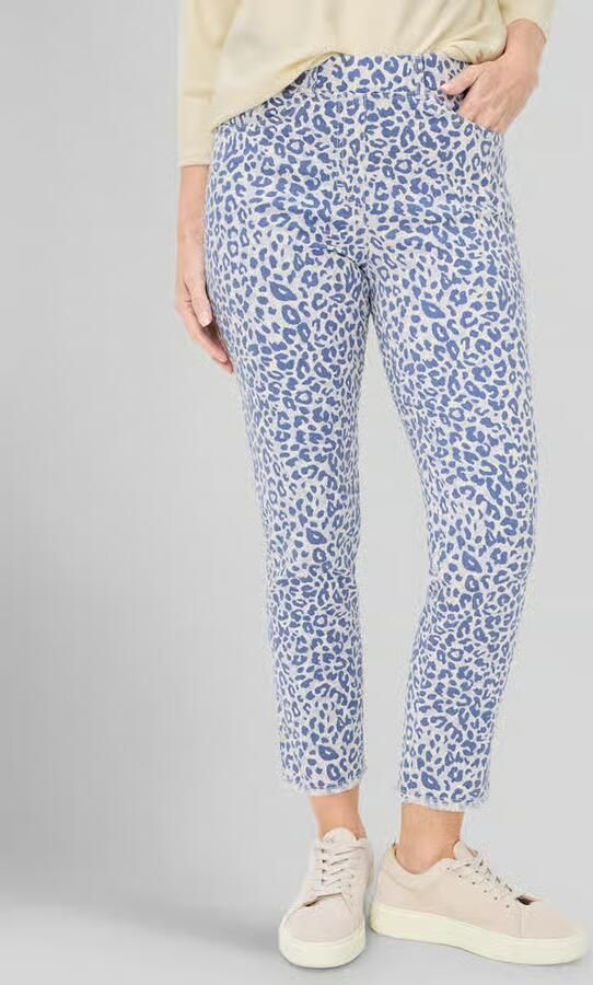 Raphaela By Brax slim fit smalle broek van katoenmix - Foto 3
