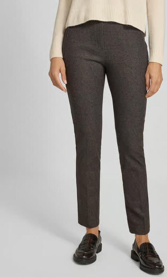 Raphaela By Brax Slim fit stoffen broek met persplooien model 'Lilyth' - Foto 2