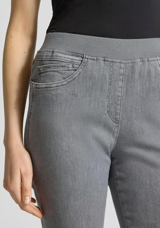 Raphaela By Brax Straight fit jeans met elastische band