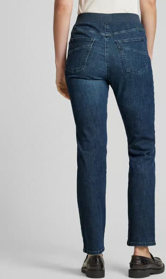 Raphaela By Brax Straight fit jeans met elastische band