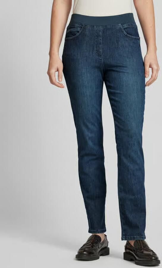 Raphaela By Brax Straight fit jeans met elastische band - Foto 2
