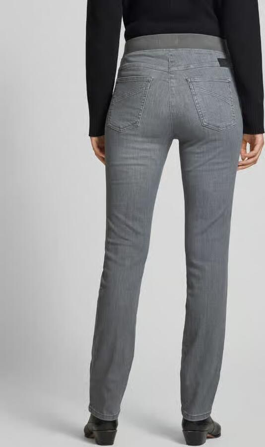 Raphaela By Brax Straight fit jeans met elastische band