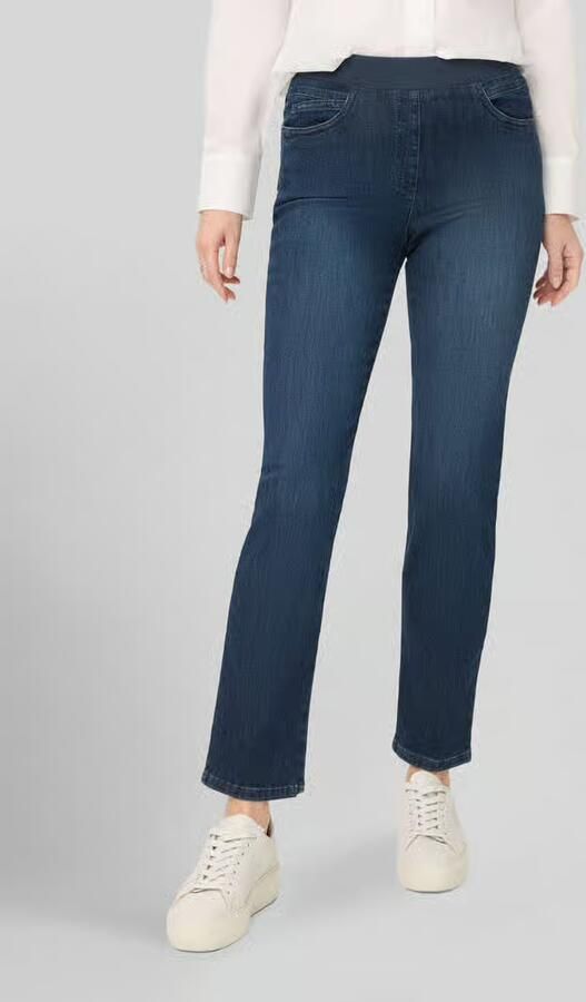 Raphaela By Brax Straight fit jeans met elastische band - Foto 3
