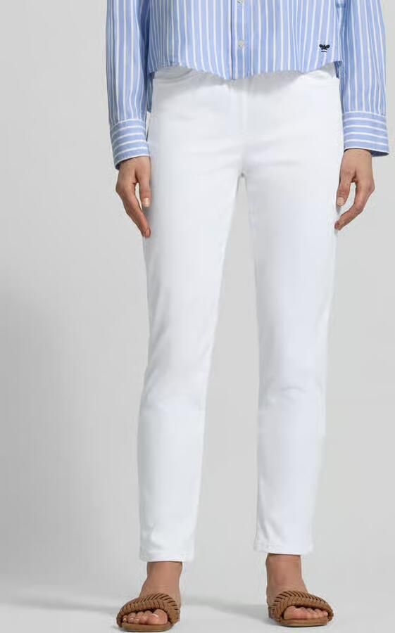 Raphaela By Brax Slim fit stoffen broek met elastische band model 'Pamina' - Foto 3