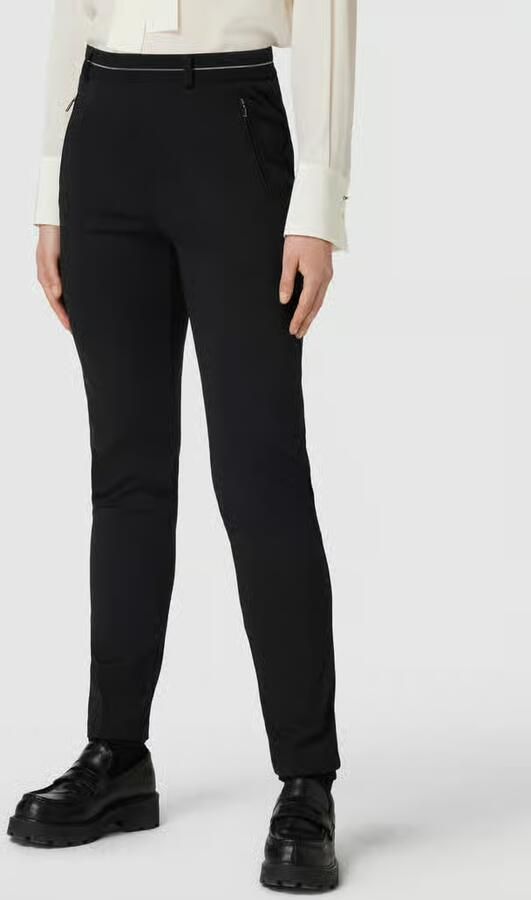 Raphaela By Brax Super slim fit stoffen broek met ritszakken model 'LILLYT' - Foto 2