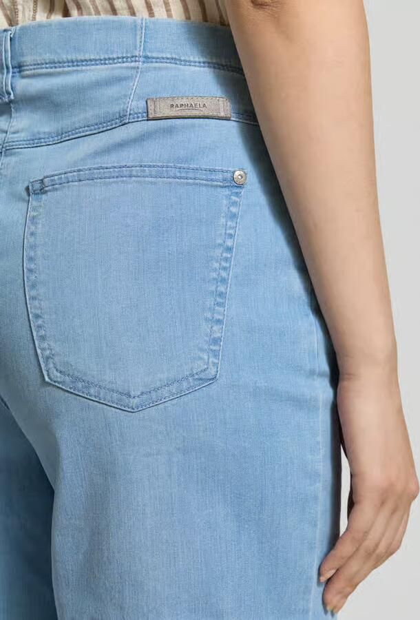 Raphaela By Brax Wide leg bermuda van katoenmix