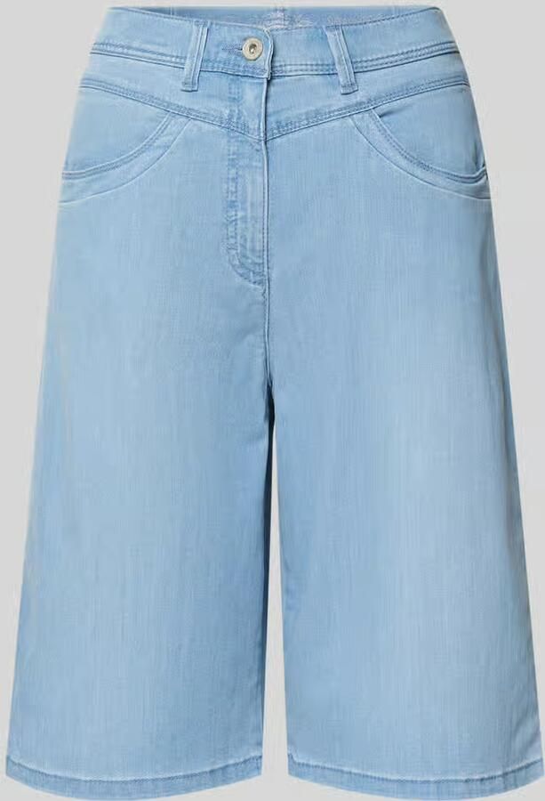 Raphaela By Brax Wide leg bermuda van katoenmix - Foto 2