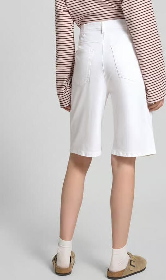 Raphaela By Brax Wide leg bermuda van katoenmix - Foto 4