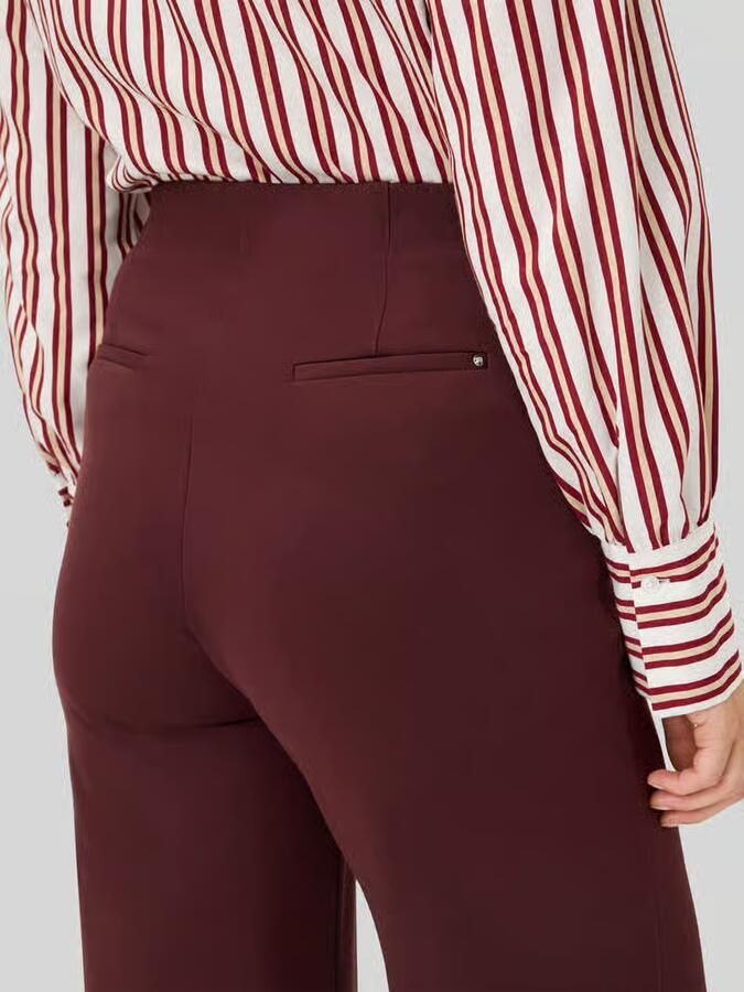 Raphaela By Brax Wide leg wijdte broek van viscosemix model 'Lillyth'