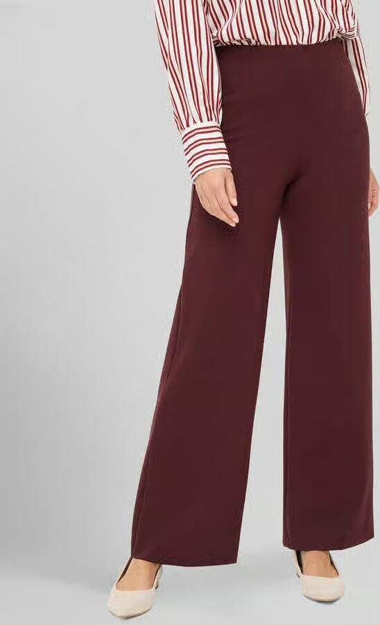 Raphaela By Brax Wide leg wijdte broek van viscosemix model 'Lillyth' - Foto 3