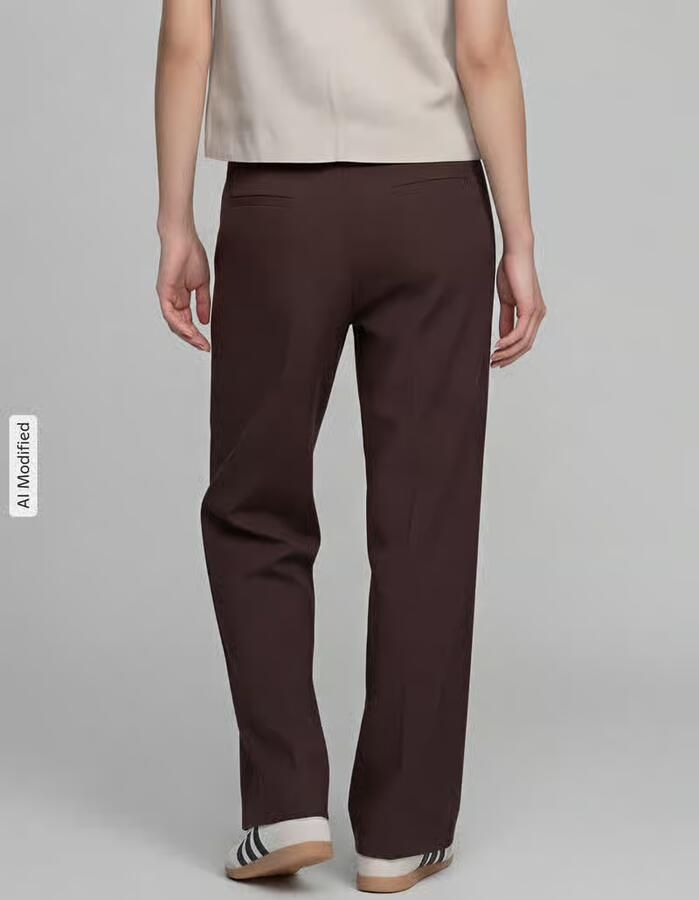 Raphaela By Brax Wide leg wijdte broek van viscosemix model 'Lillyth' - Foto 3