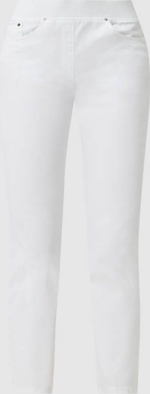 Raphaela By Brax Slim fit jeans met stretch en tunnelkoord model 'Pamina'