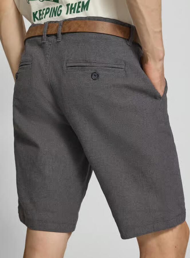 Redefined Rebel Regular fit bermuda met achterzakken model 'NEBRASKA'