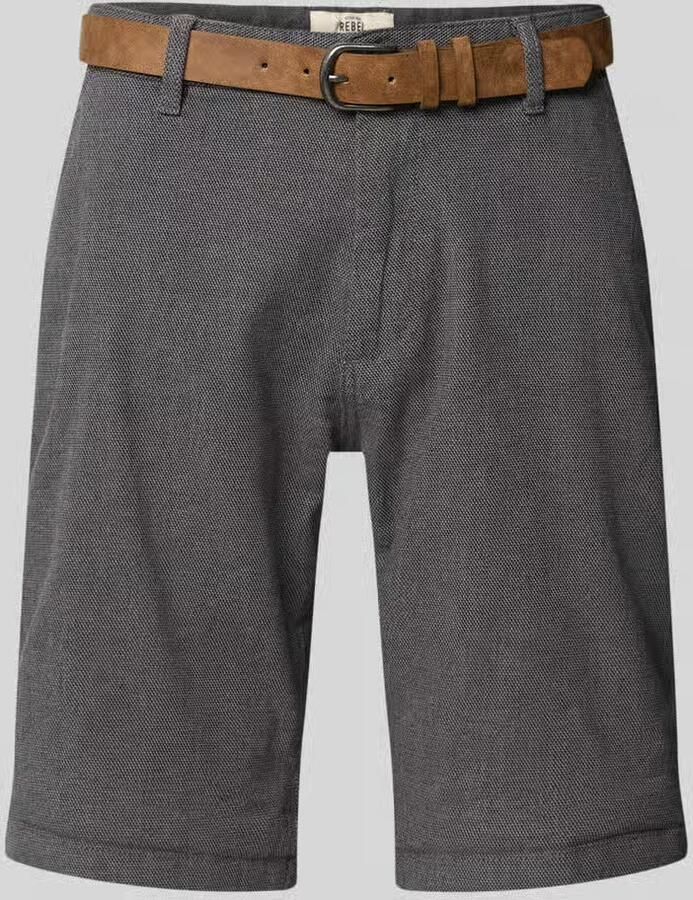 Redefined Rebel Regular fit bermuda met achterzakken model 'NEBRASKA' - Foto 4