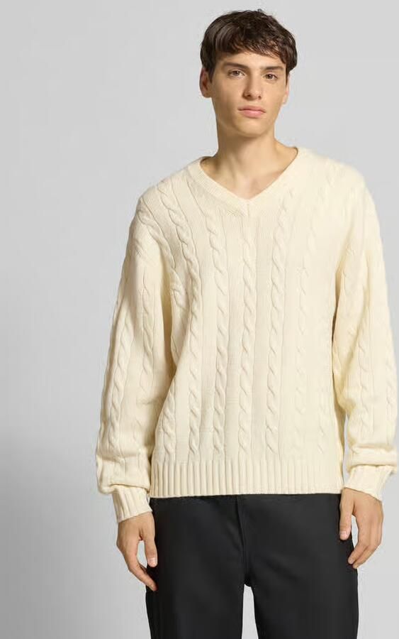 Redefined Rebel Gebreide pullover met ribboorden model 'PELLE' - Foto 2