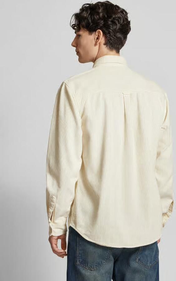 Redefined Rebel Regular fit corduroy overhemd met kentkraag model 'TRISTAN'