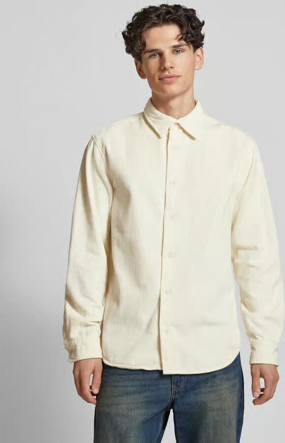 Redefined Rebel Regular fit corduroy overhemd met kentkraag model 'TRISTAN' - Foto 2