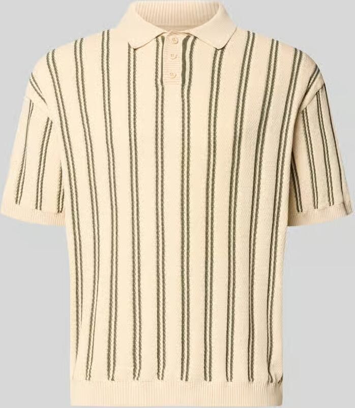 Redefined Rebel regular fit gebreid poloshirt model 'POUL' - Foto 2