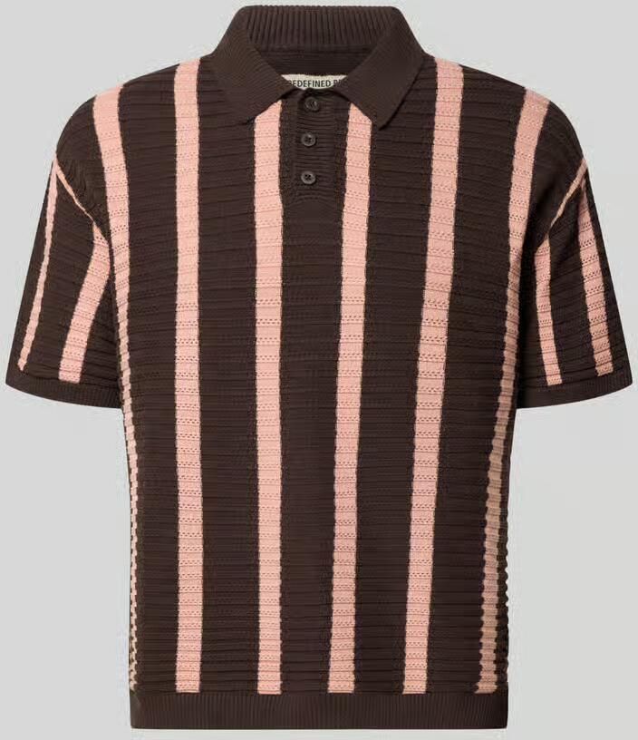 Redefined Rebel regular fit gebreid poloshirt model 'POUL' - Foto 2