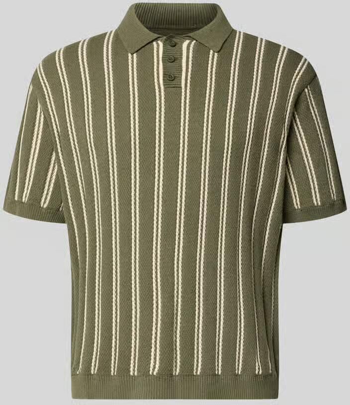 Redefined Rebel regular fit gebreid poloshirt model 'POUL' - Foto 2