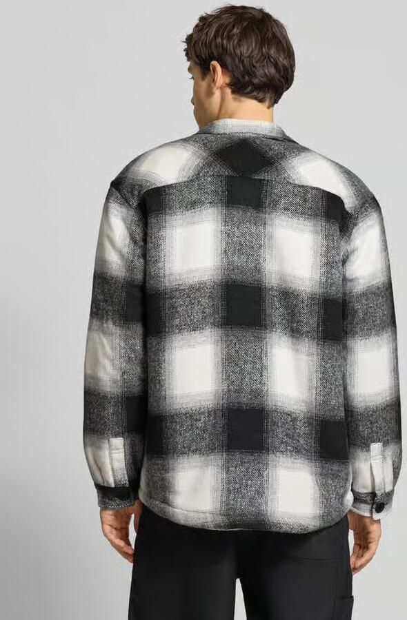 Redefined Rebel Regular fit overhemdjack met kentkraag model 'Rian'