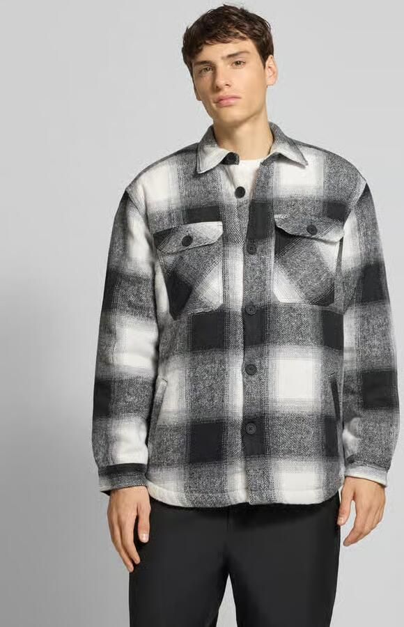 Redefined Rebel Regular fit overhemdjack met kentkraag model 'Rian' - Foto 2