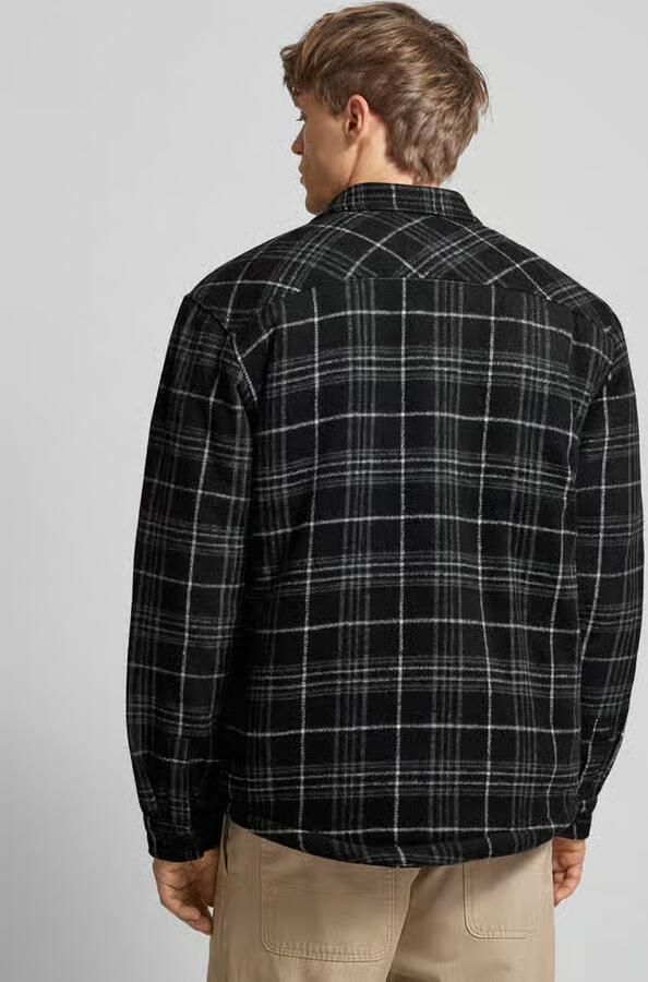 Redefined Rebel Regular fit overhemdjack met opgestikte paspelzakken op de borst