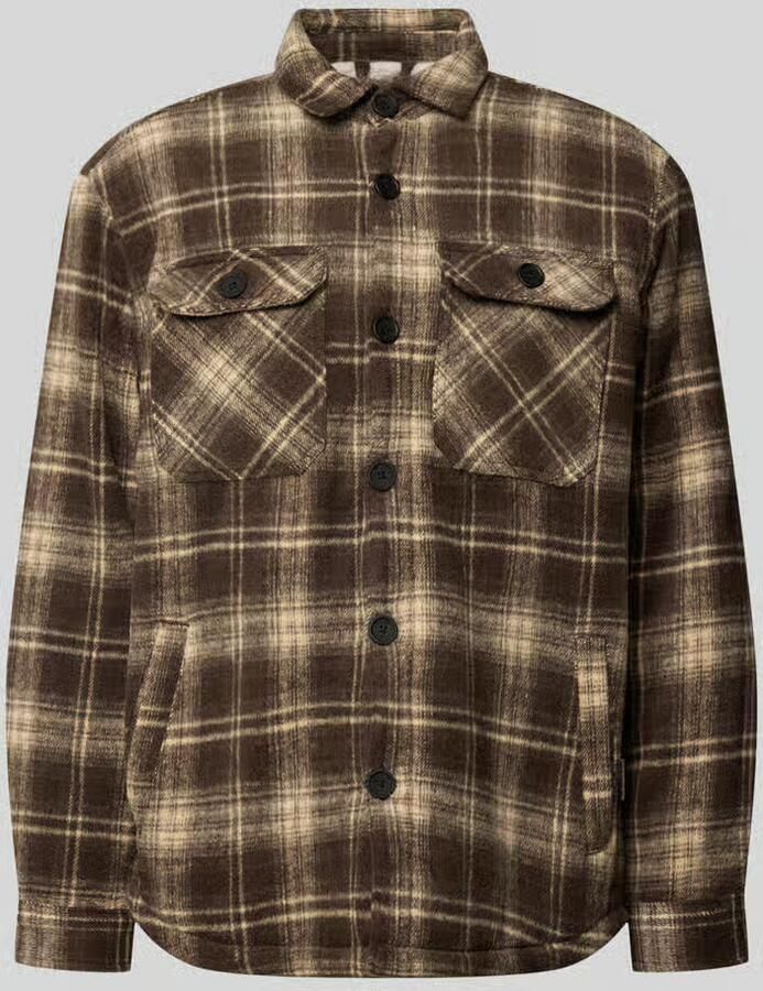 Redefined Rebel Regular fit overhemdjack met steekzakken model 'IAN'