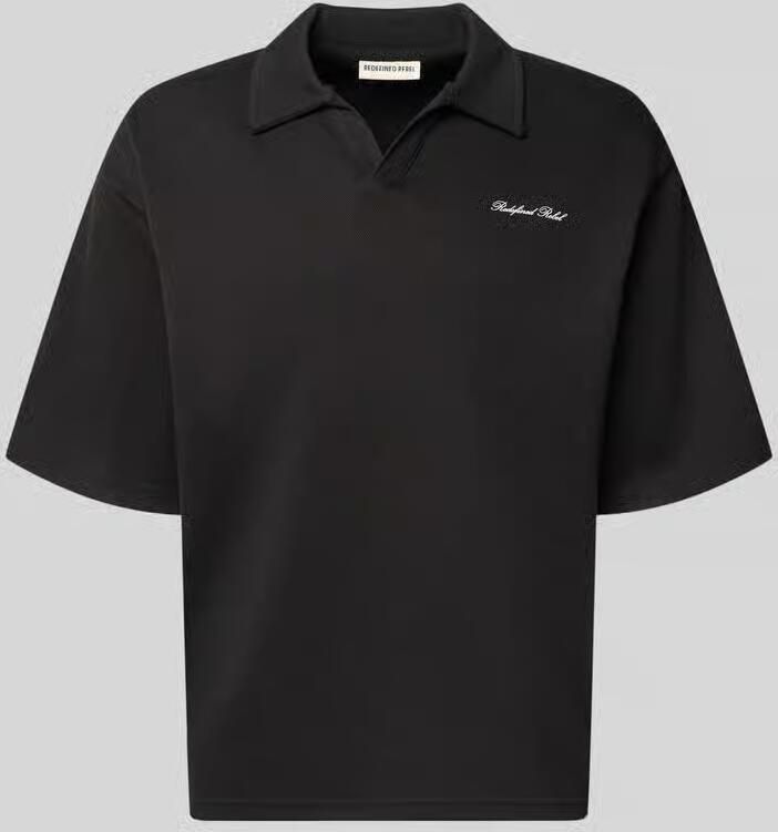 Redefined Rebel regular fit poloshirt met logo model 'Eddie' - Foto 2