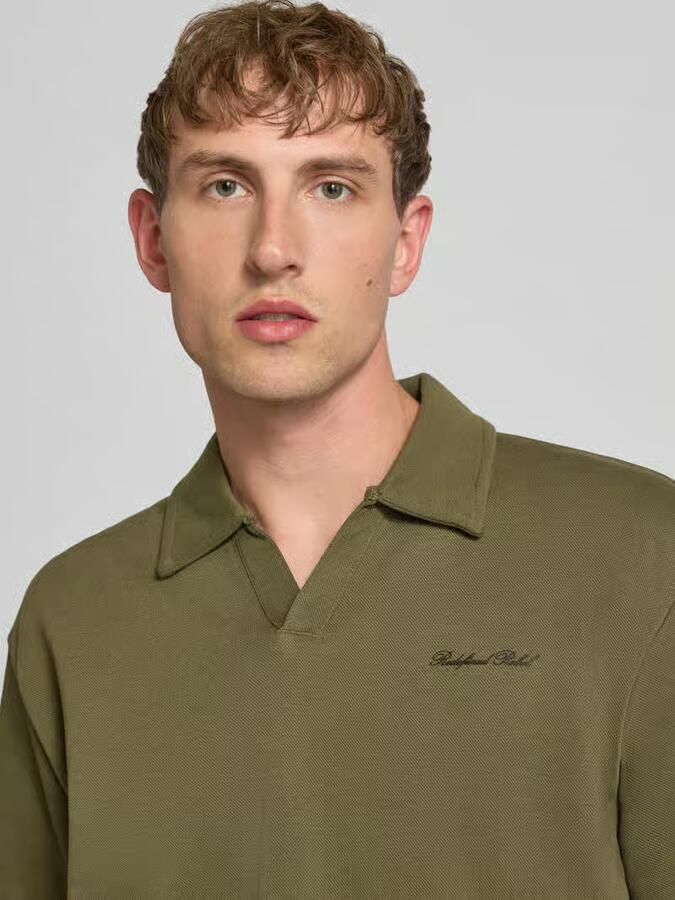 Redefined Rebel regular fit poloshirt met logo model 'Eddie'