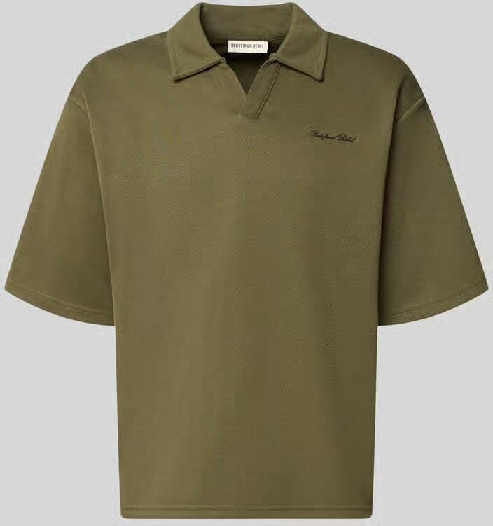 Redefined Rebel regular fit poloshirt met logo model 'Eddie' - Foto 2
