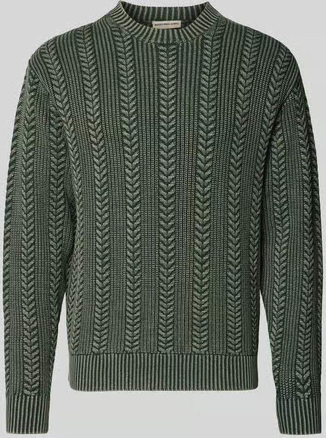 Redefined Rebel Regular fit pullover van puur katoen model 'WAYNE'