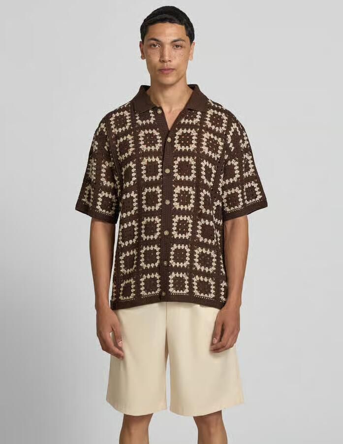 Redefined Rebel regular fit vrijetijdsoverhemd in all-over look model 'FABIAN' - Foto 2