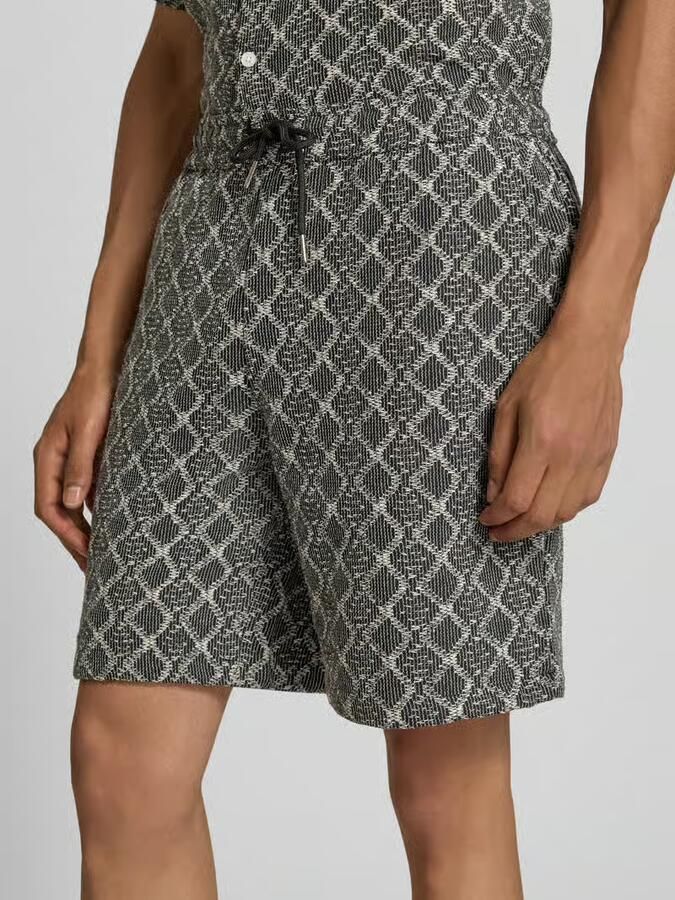 Redefined Rebel Short in all-over look met trekkoord model 'CARLOS'