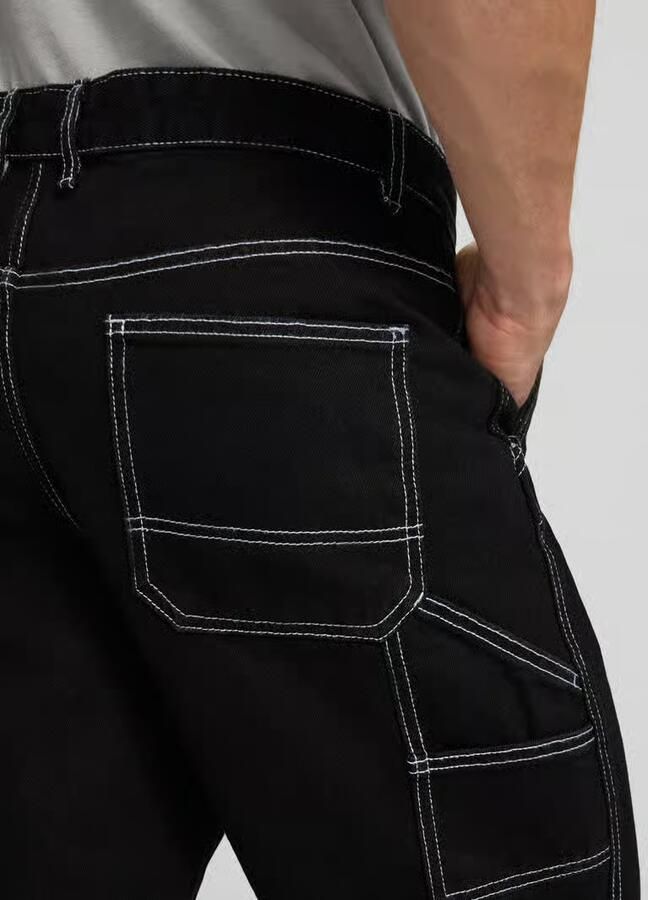 Redefined Rebel Short met contrasterende stiksels model 'Mito'