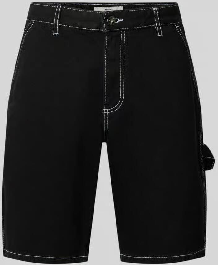 Redefined Rebel Short met contrasterende stiksels model 'Mito' - Foto 2