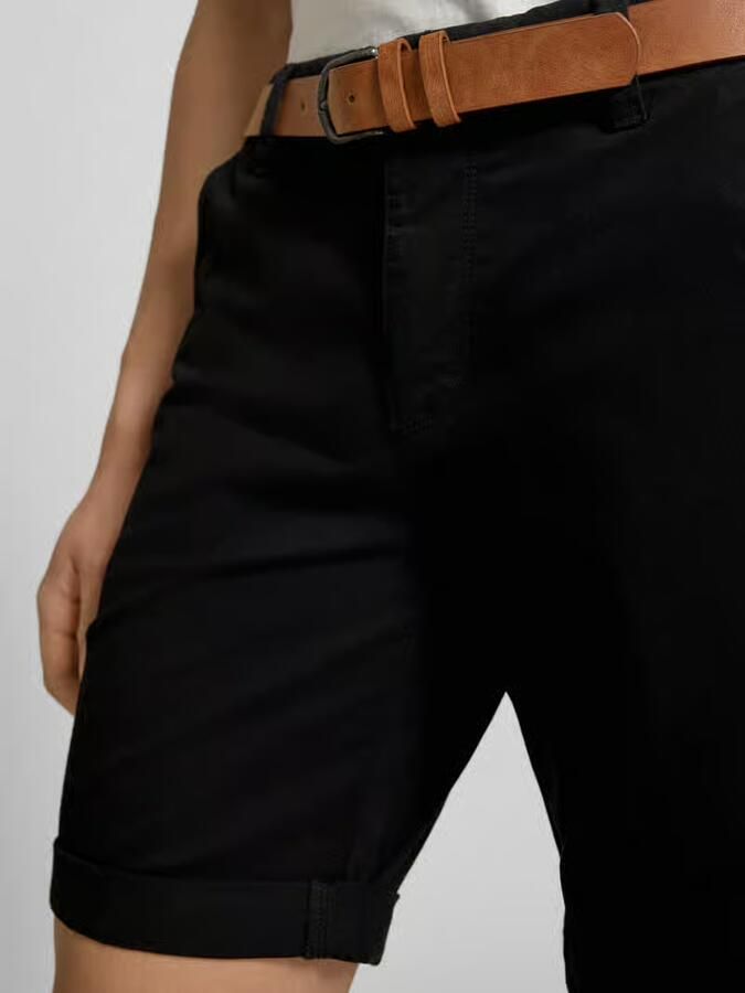 Redefined Rebel Korte regular fit chino met riem model 'MIKE'
