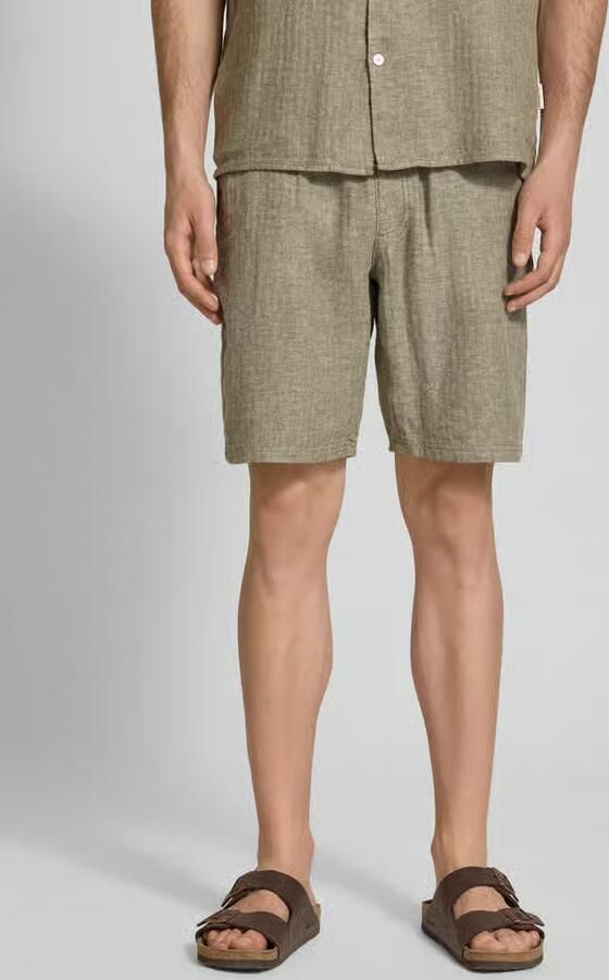 Redefined Rebel Short van mix van katoen en linnen model 'ORLANDO' - Foto 4