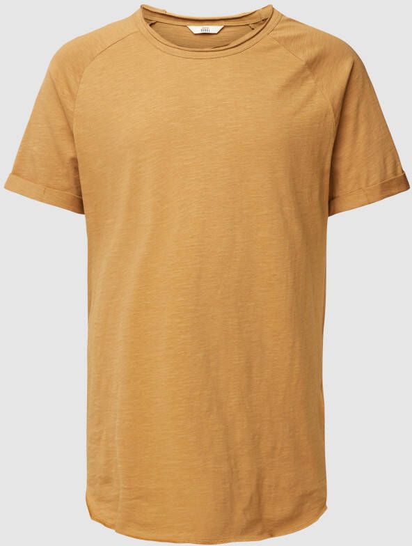 Redefined Rebel T-shirt met geribde ronde hals model 'KAS'