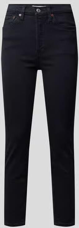 RE DONE Slim fit jeans met merkdetail - Foto 2