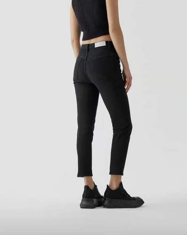 RE DONE Slim fit jeans met merkdetail - Foto 2