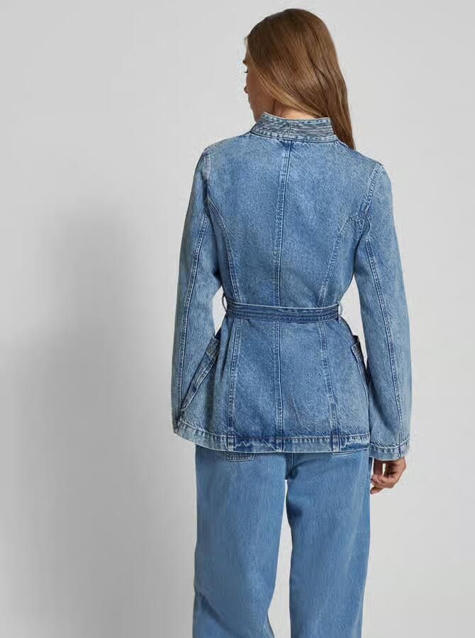 Remain Jeansjack met tailleriem - Foto 3