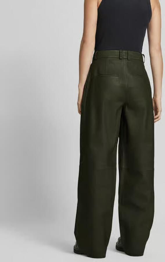 Remain Leren broek met achterzakken - Foto 3