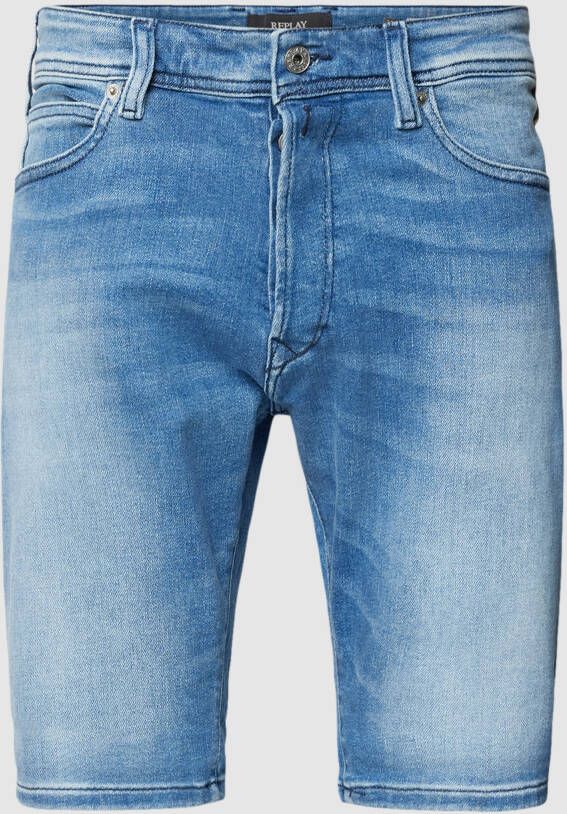 Replay Korte regular fit jeans in 5-pocketmodel