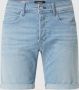 Replay Korte tapered fit jeans met stretch model '573' - Thumbnail 4