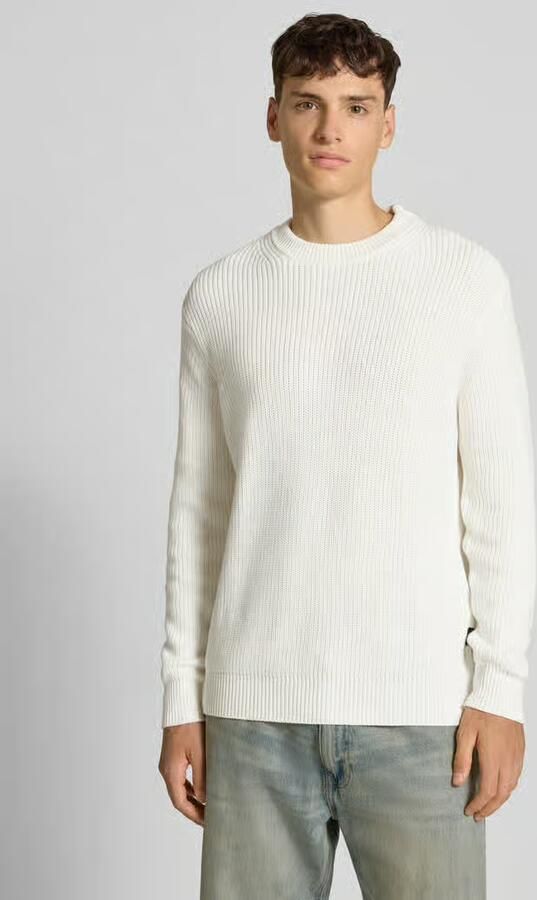 Replay Gebreide pullover met geribde boorden - Foto 2